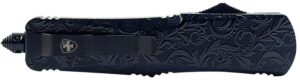 Templar Knife MMDG131 Gen II Maiden Gloss Slim 3.43" OTF Dagger Plain Black Oxide Stonewashed 440C SS Blade, 5.05" Black Gloss Aluminum Handle, Glass