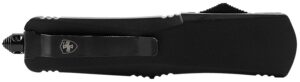 Templar Knife LBR231 Gen II Large 3.50" OTF Tanto Plain Black Oxide Stonewashed 440C SS Blade,, 5.25" Black Aluminum/Rubber Handle, Glass Breaker