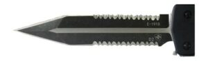 Temp S3-BR-43-1 Small G3 Zinc Black Rubber Dagger Series
