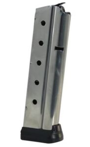 Colt 1911 Magazine 9mm 10-Round. Gov't / Commander Stainless with Bumper