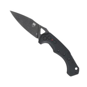 CobraTec Ryker Auto Folding Knife Auto Folding Blade Black