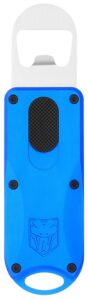 CobraTec Knives CTOTFBOBLU Bottle Opener Blue Aluminum/Stainless Steel