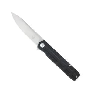 CobraTec Kuzio Sde Flip Knife Black G10 3.25" Drop Non Serr.