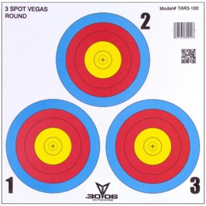 30-06 Paper Targets 3 Spot Vegas 100-Pack.