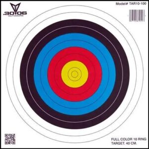 30-06 Paper Targets 40 Cm 10 Ring 100-Pack.