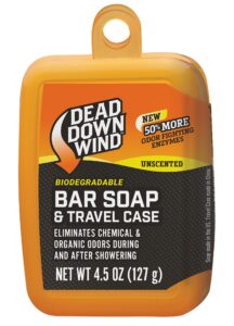 Dead Down Wind 12002 Bar Soap Odor Eliminator Unscented Scent 4.5 Oz