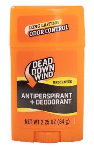 Dead Down Wind 1230N Antiperspirant & Deodorant Unscented Scent 2.25 Oz Stick