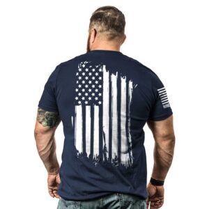 Nine Line Apparel America-Tshirt Navy Small