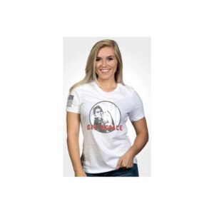 Nine Line Apparel Women Relax Fit Shirt Grit/Grace White 2XL