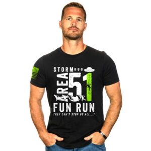 Nine Line Apparel Storm Area 51 Fun Run Black S