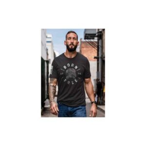 Nine Line Apparel Line Mens Tee Eagle Born Free Black 3XL