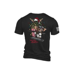Nine Line Apparel Line Belt Fed Black Triblend T-Shirt/ 3XLarge