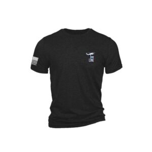 Nine Line Apparel Line Belt Fed Black Triblend T-Shirt/ 2XLarge