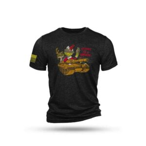 Nine Line Apparel Line Grinch Black Triblend T-Shirt/ 2XLarge