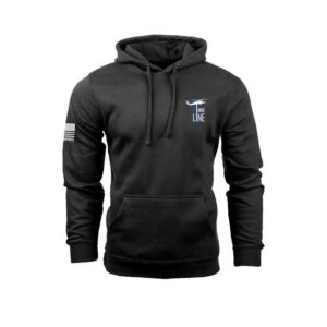 Nine Line Apparel Line Belt Fed Black Hoodie/ 2XLarge