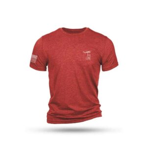 Nine Line Apparel Line Xmas Story Red Triblend T-Shirt/ 2XLarge