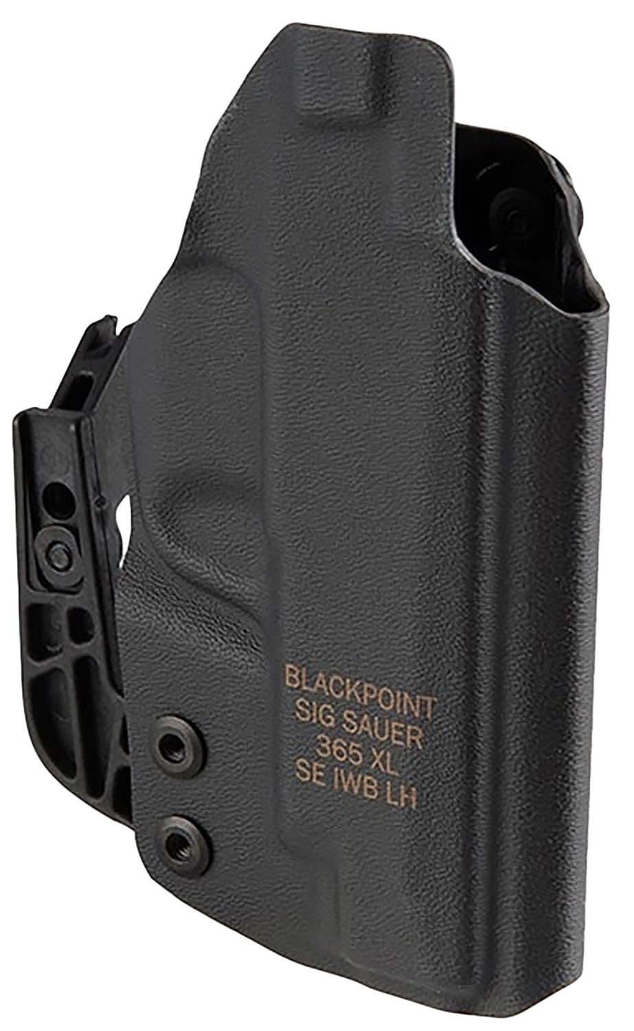 Sig Sauer HOL365XLAPXLH Tactical IWB Black Polymer Belt Clip Fits Sig P365XL Left Hand