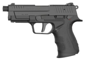 Retay USA RXP22BLK10TH RXP 22 LR 10+1 4" Black Threaded Barrel, Black Cerakote RMR/RMSc Optic Ready/Serrated Slide & Polymer Frame with Accessory