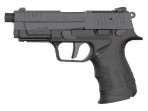 Retay USA RXP22BSG13TH RXP 22 LR 13+1 4" Threaded Barrel, Gray Cerakote Optic Ready/Serrated Slide, Black Cerakote Polymer Frame with Accessory Rail