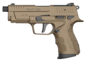 Retay USA RXP22FDE13TH RXP 22 LR 13+1 4" Black Threaded Barrel, Flat Dark Earth Cerakote RMR/RMSc Optic Ready/Serrated Slide, Flat Dark Earth Cerakote