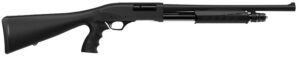 Retay USA GPSTACPG18 GPS 12 Gauge Pump 3" 4+1 18.5" Black Steel Barrel, Matte Black Anodized Aluminum Receiver, Black Fixed with Pistol Grip Synthetic