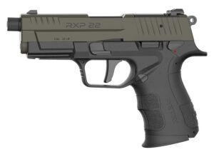 Retay USA RXP22BLKODSL13TH RXP 22 LR 13+1 4" Threaded Barrel, OD Green Cerakote Optic Ready/Serrated Slide, Black Cerakote Polymer Frame with