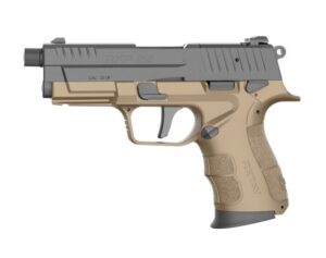 Retay USA RXP22FDEBLKS13TH RXP 22 LR 13+1 4" Threaded Barrel, Black Cerakote Optic Ready/Serrated Slide, Flat Dark Earth Cerakote Polymer Frame