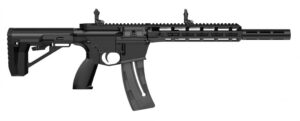 Retay USA RA1522BLKPOLYMLOK RA1522 22LR 25+1 18" Black Chrome Threaded Barrel, Black Chrome Polymer Receiver with Picatinny Rail, M-LOK Handguard