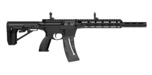 Retay USA RA1522BLKPOLYMLOK10 RA1522 22 LR 10+1 18" Black Chrome Threaded Barrel, Black Chrome Polymer Receiver with Picatinny Rail, M-LOK Handguard