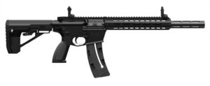 Retay USA RA1522BLKMLOK RA1522 22 LR 25+1 18" Black Chrome Threaded Barrel, Black Aluminum Receiver with Picatinny Rail, M-LOK Handguard, Adjustable