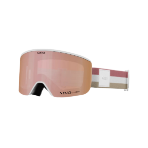 Giro Ella Goggle - White LX Stripe / Vivid Rose Gold