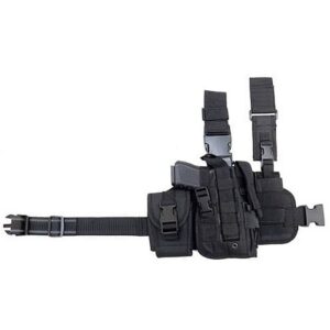 Cactus Jack Tactical Drop Leg Holster with Magazine Pouch Tactical Drop Leg Holster with Magazine Pouch Black