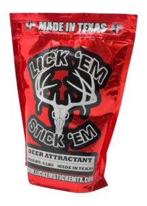 Lick Em Stick Em DEER Attractant 4LB