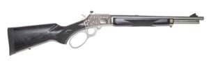 Cnc Firearms CNCRAZ10MM Marlin 1894 SBL Wild Boar 10mm Auto 16" Polished Stainless Steel, Polished Engraved Receiver, Gray Fixed Laminate Stock