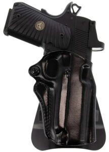 Galco SM2-652B Speed Master 2.0 OWB Black Leather Paddle Fits Mossberg MC1sc/Ruger Max-9/S&W M&P Shield Plus/Shield 3"9/40 & 2.0 9/40