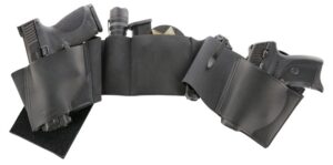 Galco UWBKLG2 UnderWraps 2.0 Black Large Leather/Nylon Handgun