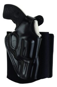 Galco AG870RB Ankle Glove Size Fits Ankles Up to 13" Black Leather Hook & Loop Fits Sig P365 Fits Sig P365XL Right Hand