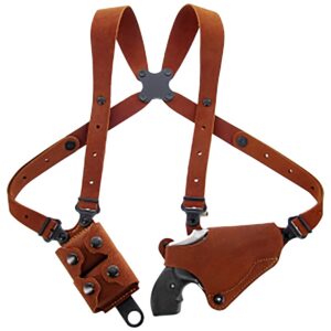 Galco CL2160 Classic Lite 2.0 Shoulder System Size Fits Chest Up to 56" Natural Leather Shoulder Fits S&W J Frame Fits Charter Arms Undercover