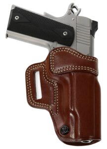 Galco AV266 Avenger OWB Tan Leather Belt Slide Fits 4-4.25" 1911