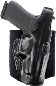 Galco AG800RB Ankle Glove Holster Black Neoprene Compatible with Glock 43 Right