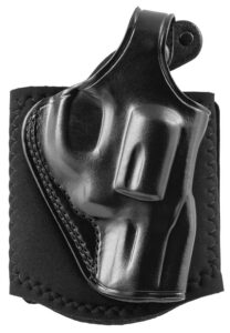 Galco AG286RB Ankle Glove Size Fits Ankles Up to 13" Black Leather Hook & Loop Compatible with Glock 26/27Gen3-5/Glock 33 Right Hand