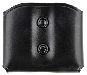 Galco DMC22B DMC Magazine Carrier Double Black Leather Belt Loop Belts 1.50-1.75" Wide Compatible with Glock 35 Ambidextrous Hand
