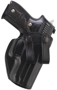 Galco SUM270B Summer Comfort IWB Black Leather Belt Loop Fits Browning Hi-Power/Springfield SA-35/Girsan MC P35/Match Right Hand