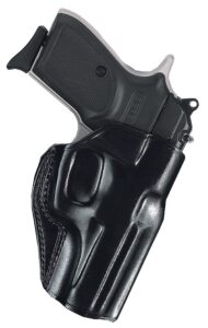 Galco SG600B Stinger OWB Black Leather Compatible with Sig P365/P365 SAS/Glock 42 Compatible with Belt Loop Mount Right Hand
