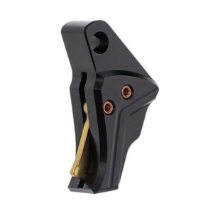 Tyrant Designs I.t.t.s. Trigger with Safety Shoe for Glock® GEN-5 Itts Trigger for Glock GEN-5 Black with Gold Screw