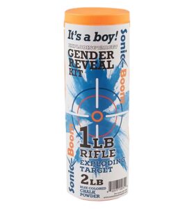 Lyman Sonic Boom/Jerent SBTGRBOY Gender Reveal Kit Rifle Firearm 1 Lb Boy