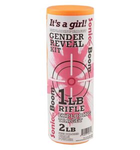 Lyman Sonic Boom/Jerent SBTGRGIRL Gender Reveal Kit Rifle Firearm 1 Lb Girl