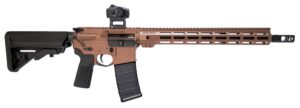 Bushmaster 0010006H212 Bravo Zulu 5.56 NATO 30-Round 16" Salt Bath Nitride 7075 Aluminum Alloy Receiver H Series Cerakote Grip