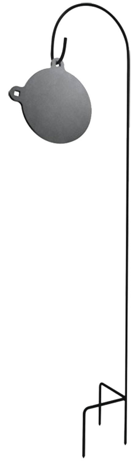 Champion Targets 44100 Shepard's Hook Holder Black Standing Steel for Center Mass AR500 Steel Targets