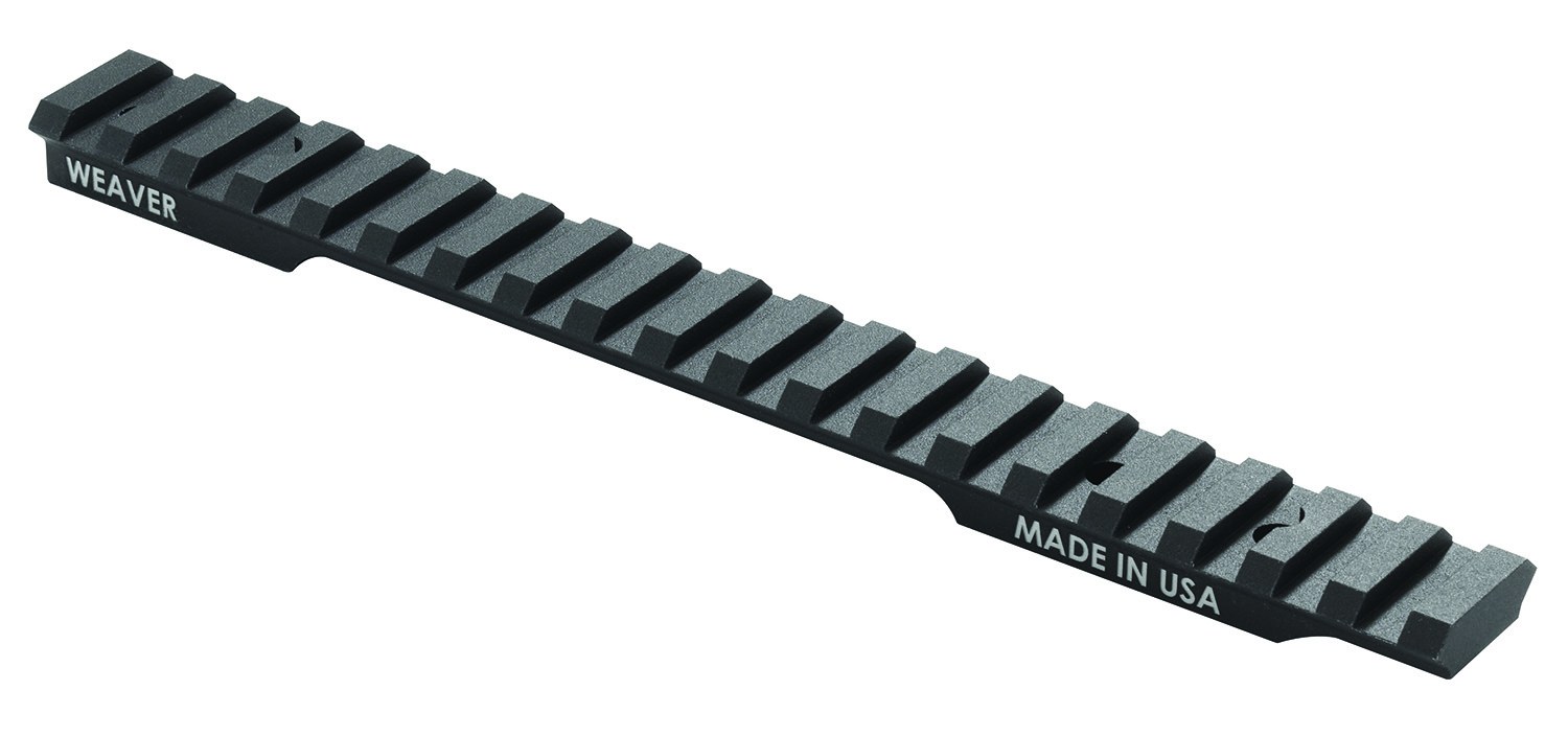 Weaver Mounts 99488 Multi-Slot Base Extended Black Anodized Aluminum Fits Savage Axis 20 MOA